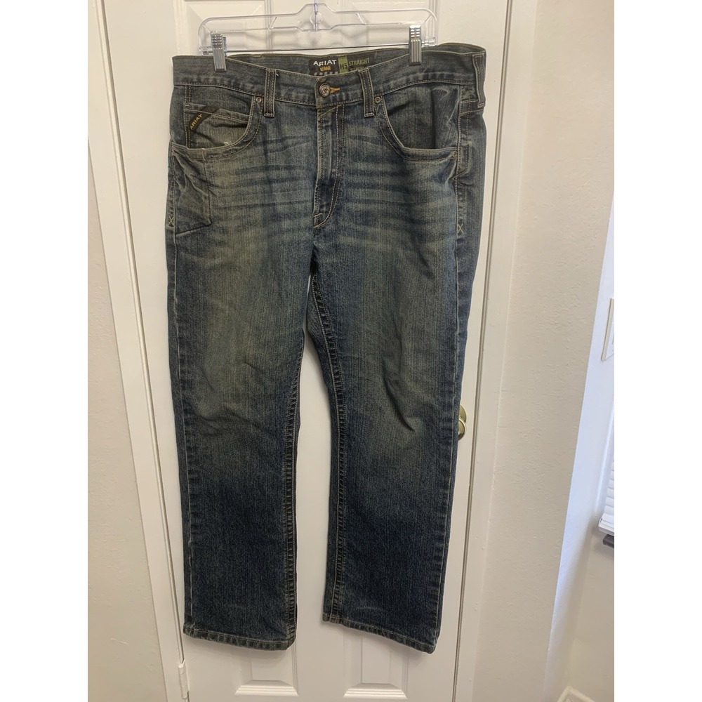 Ariat Rebar M5 Jeans Straight Leg Mens 36 x 30 Stretch Workwear